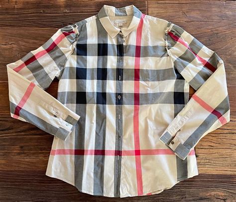 bluse von burberry